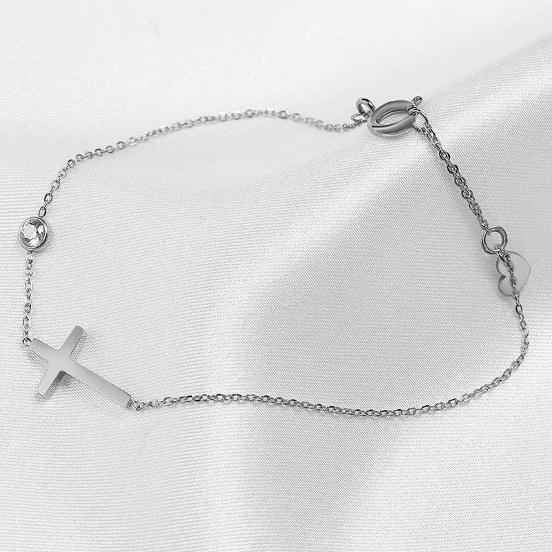 Pulseira Fé com Zircônia